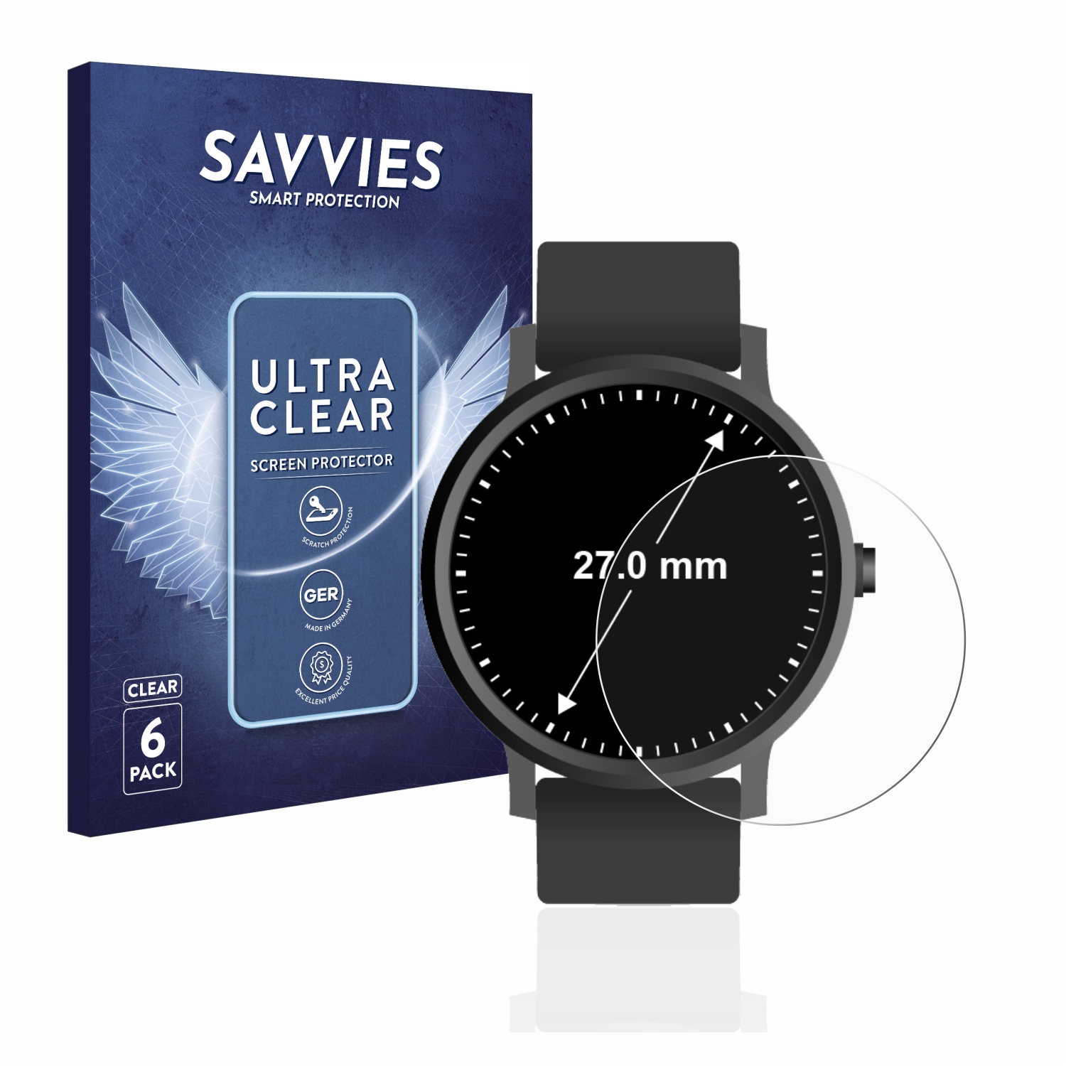 Schutzfolie für Armbanduhren Kreisrund alle Größen - Zdjęcie 118 z 166