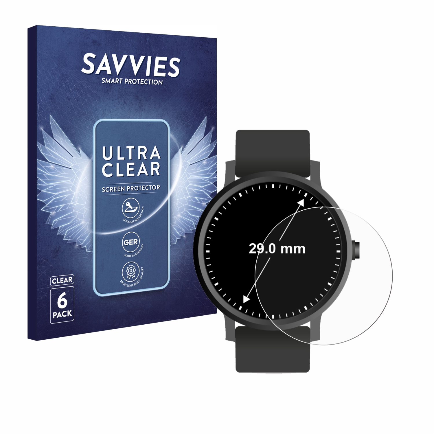 Schutzfolie für Armbanduhren universal alle Größen - Zdjęcie 169 z 180