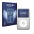 Front side of a product packaging with the brand logo Savvies. Next to it is the device Apple iPod classic 160 GB (7th Gen.) s