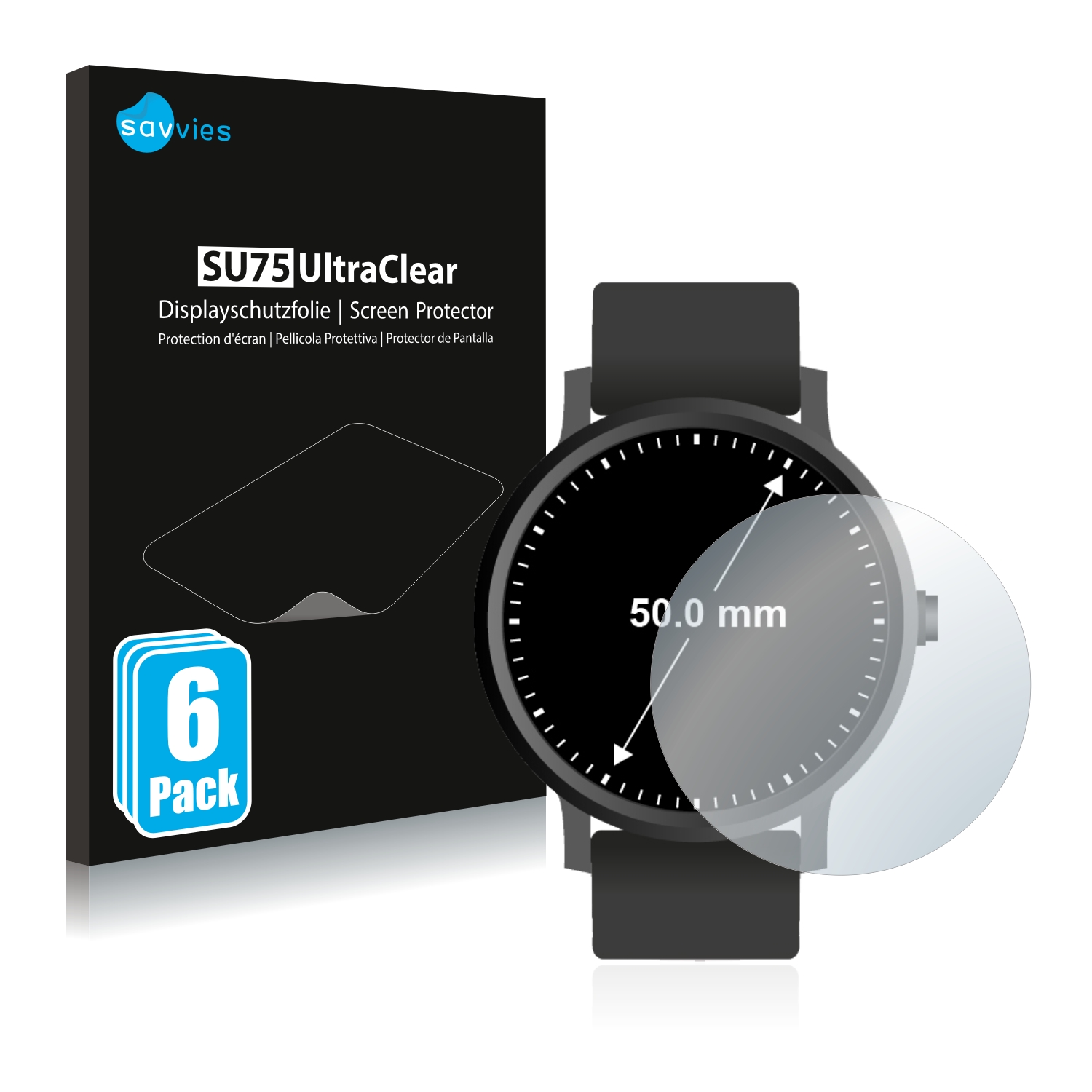 Schutzfolie für Armbanduhren universal alle Größen - Zdjęcie 157 z 180