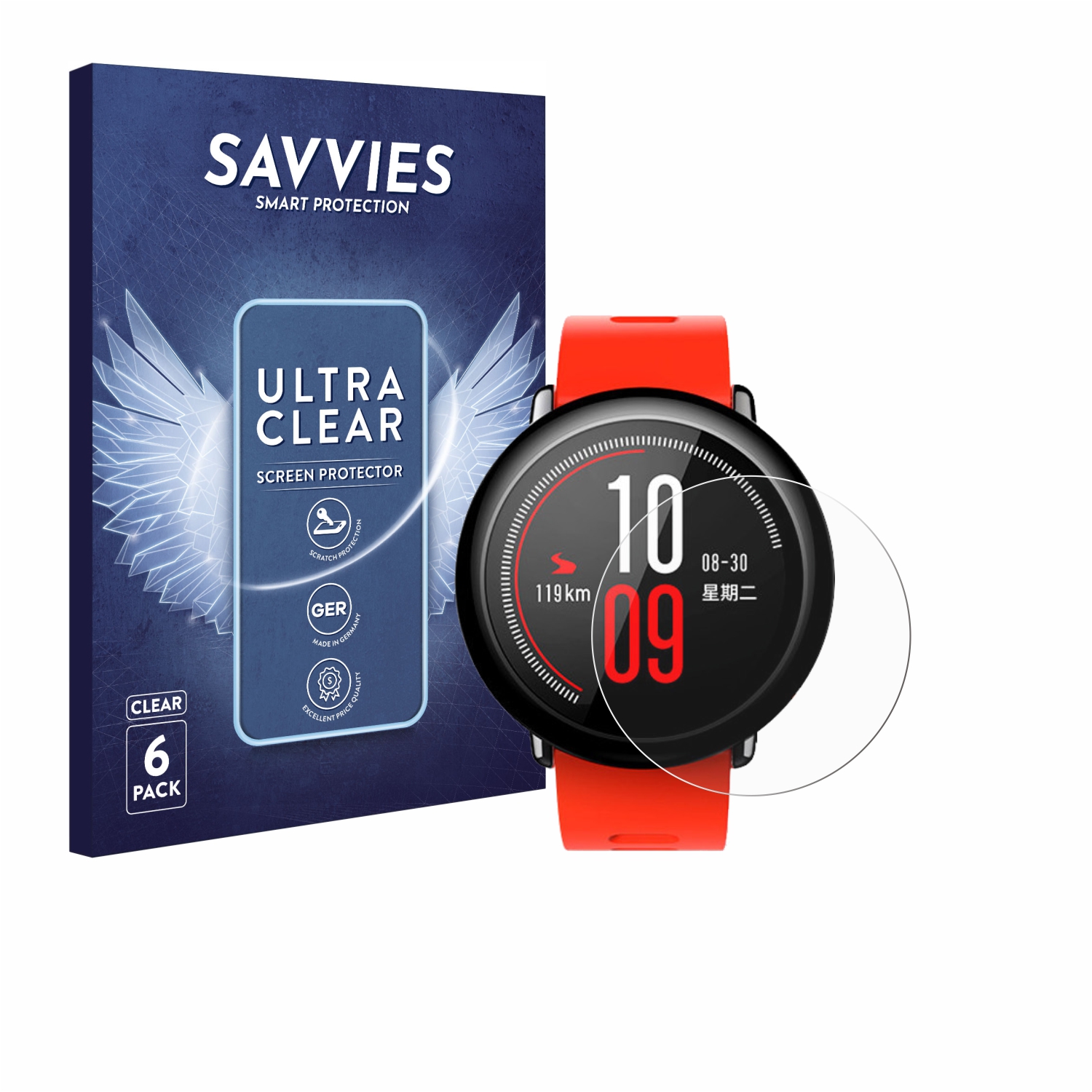 Schutzfolie für Smartwatch Garmin Polar Samsung Fossil Letsfit Xiaomi Huawei - Zdjęcie 371 z 436