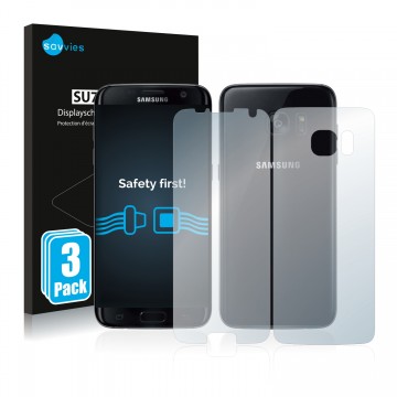 Savvies Su75 Ultraclear Displayschutzfolie Fur Samsung Galaxy S7 Edge Versandkostenfrei Bestellen Schutzfolien24 De