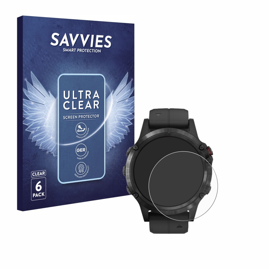 Scratch Fenix Forum Garmin 6x Savvies Displayschutz-Folie Für