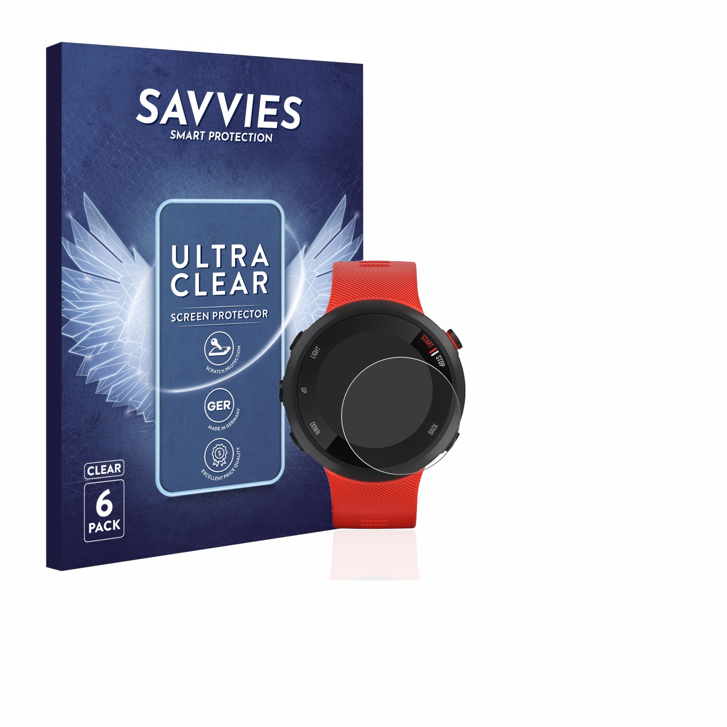 Screen Protector Garmin Forerunner 45 Protective Cover 6x Savvies