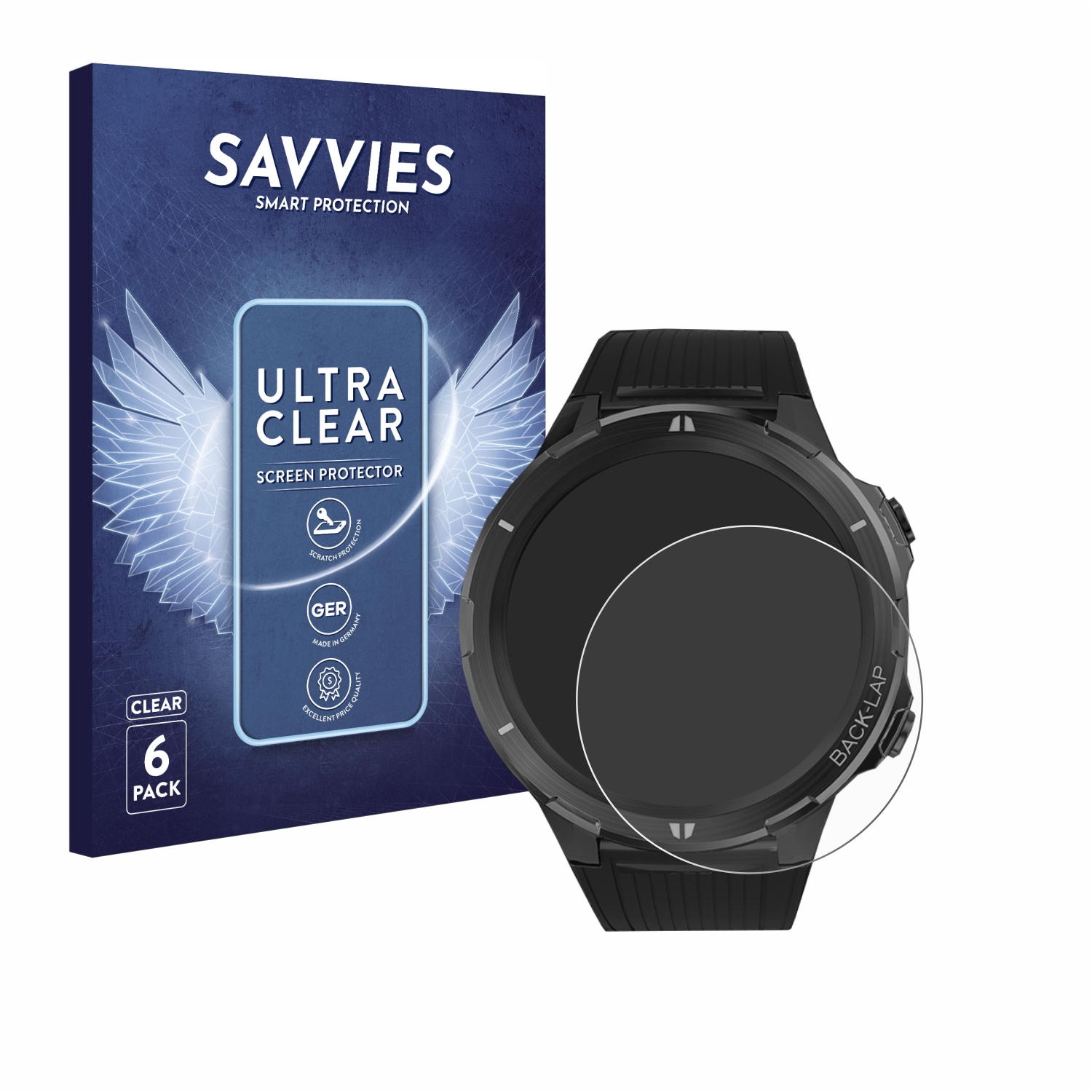 Schutzfolie für Smartwatch Garmin Polar Samsung Fossil Letsfit Xiaomi Huawei - Zdjęcie 276 z 436