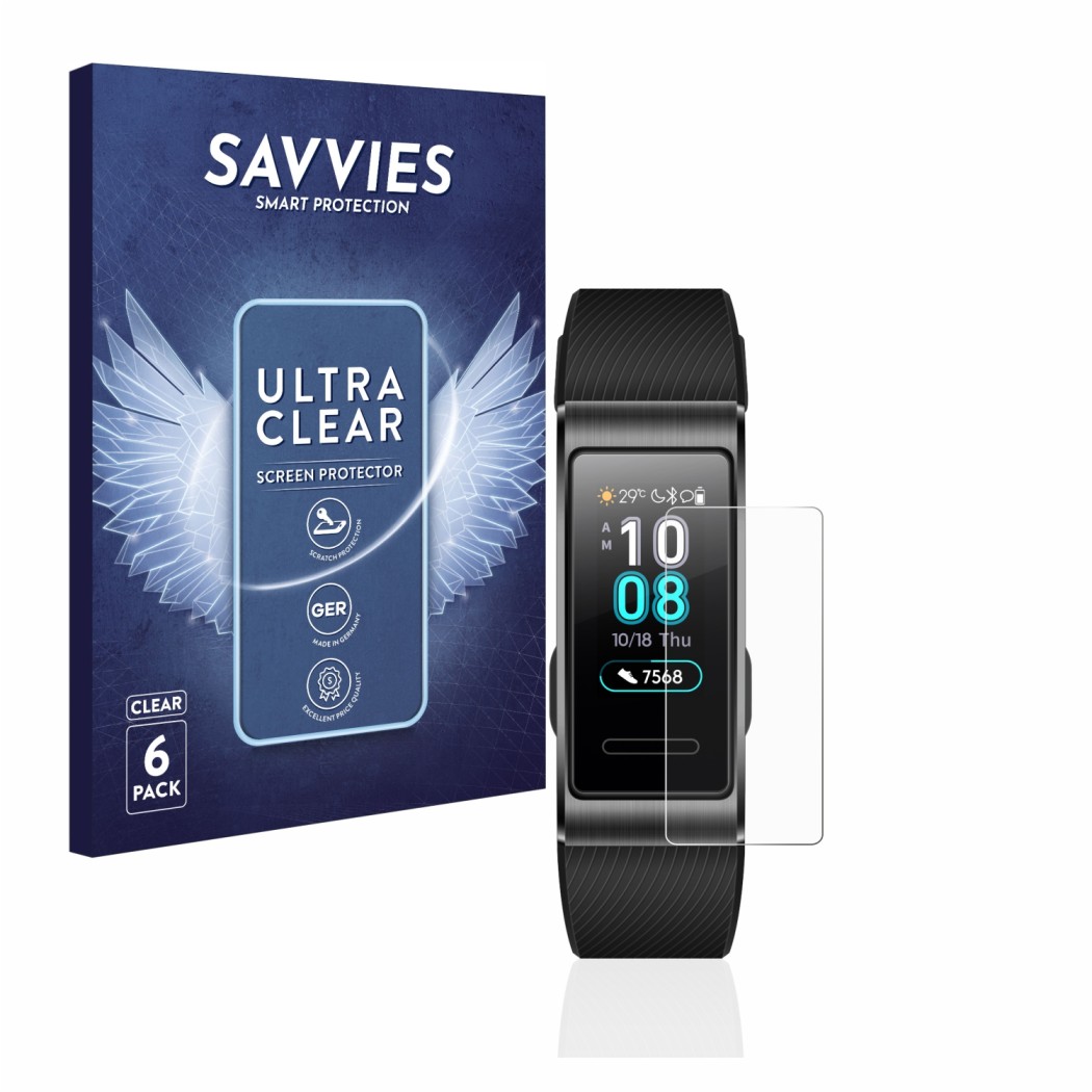6x Savvies Screen Protector for Huawei Band Pro
