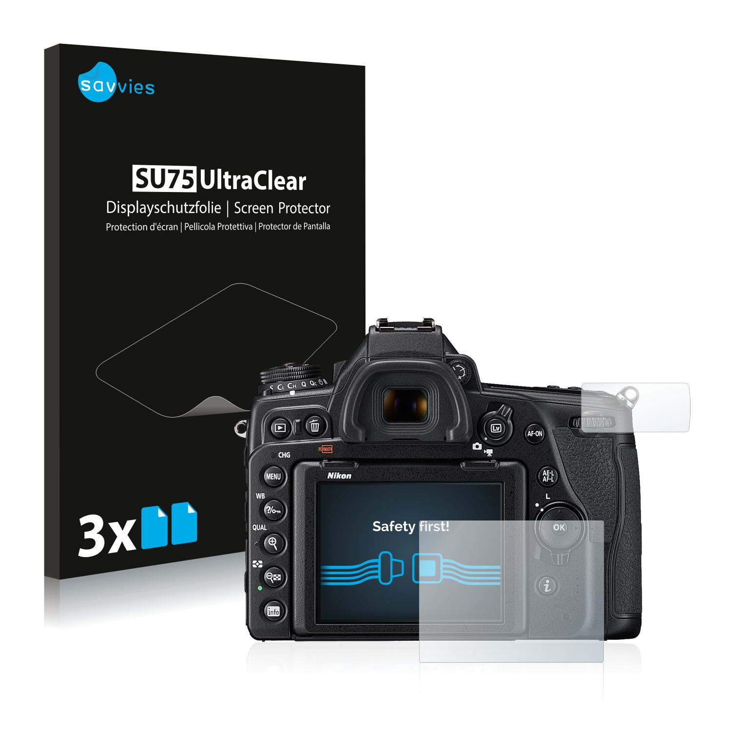 upscreen Protection Ecran Anti-Reflet Compatible avec Nikon D800 Film Protection Mat 