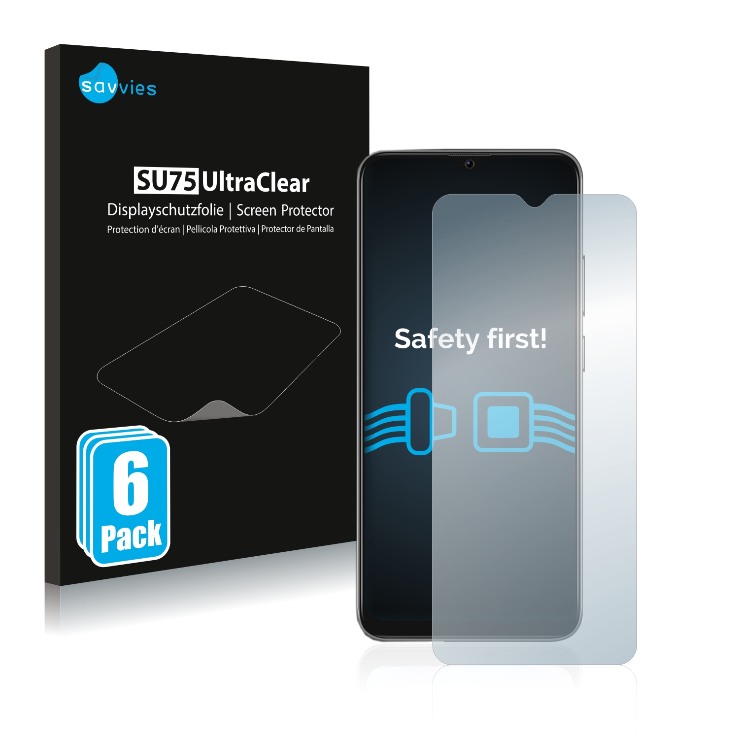 6 Pezzi Proteggi Schermo per Blackview Oscal S60 Pro