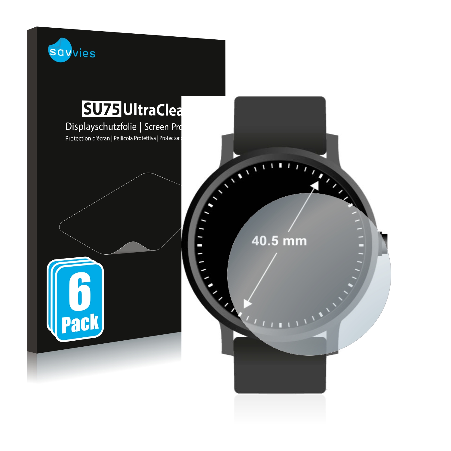 Schutzfolie für Armbanduhren Kreisrund alle Größen - Zdjęcie 157 z 166