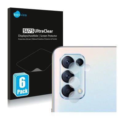 Parte frontale di una confezione del prodotto con il logo del marchio Savvies. Accanto è raffigurato il dispositivo Oppo Find 