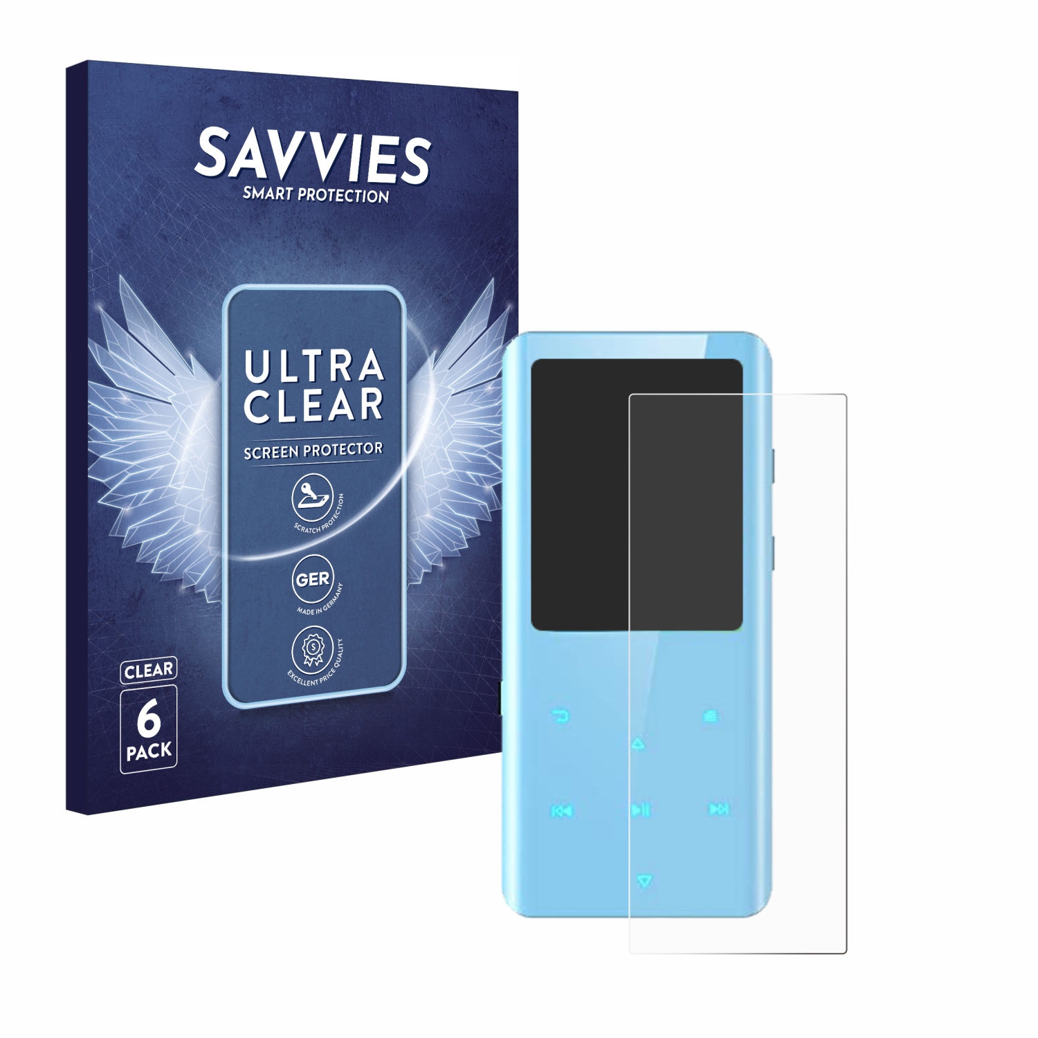 Protection écran Gard Pro Ultra 3 - 6 Films Ultra-clairs - Compatible Tactile, Anti-rayures - 11
