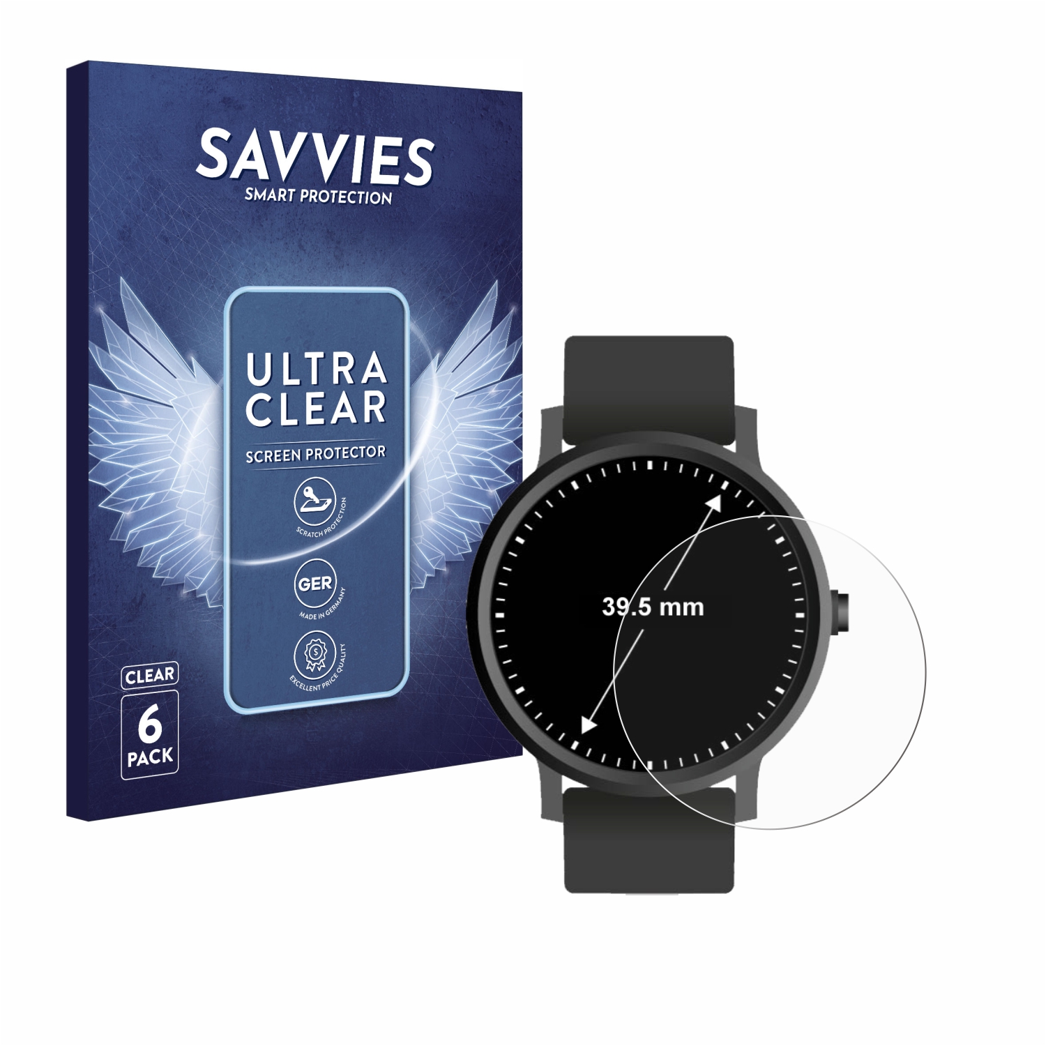 Schutzfolie für Armbanduhren Kreisrund alle Größen - Zdjęcie 103 z 166