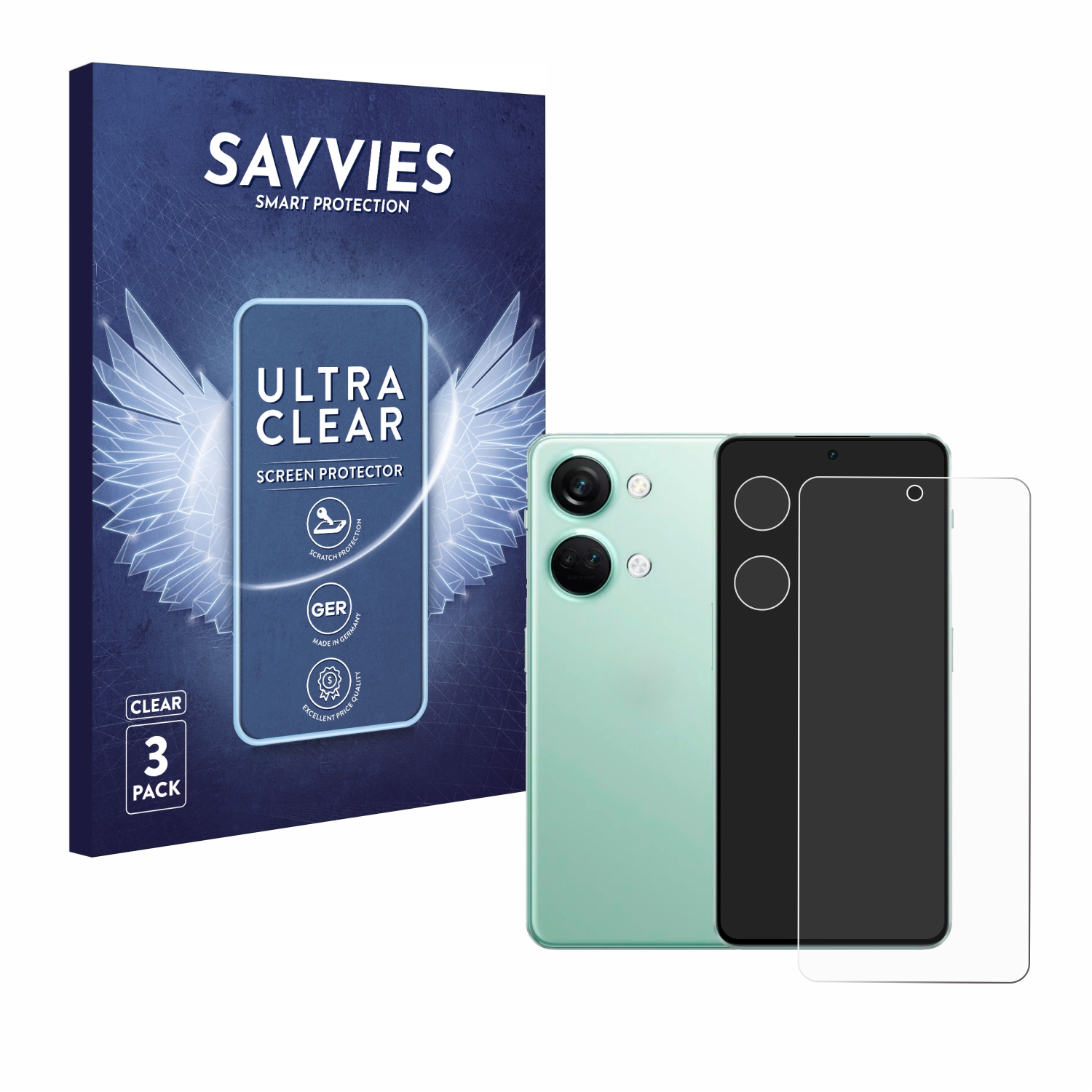 6x Savvies SU75 Film de protection d'écran pour Samsung Galaxy S21 Ultra 5G