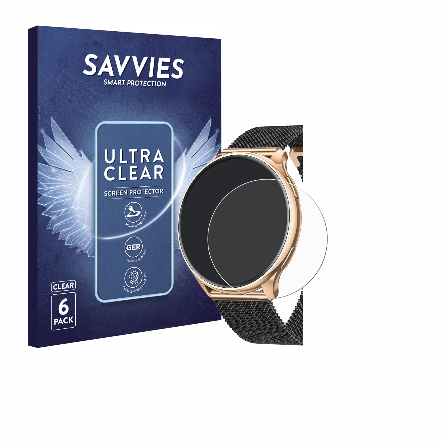 Schutzfolie für Smartwatch Garmin Polar Samsung Fossil Letsfit Xiaomi Huawei - Zdjęcie 245 z 436