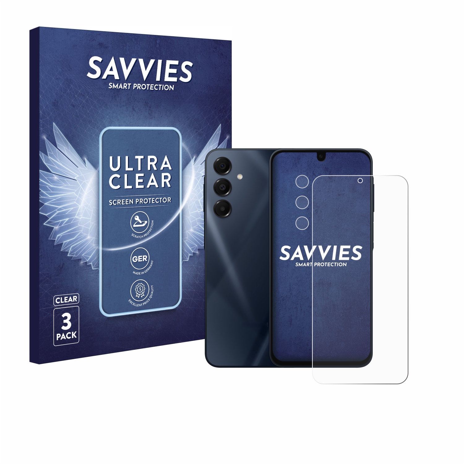 6x Savvies Pellicola Protettiva per ZTE Blade A7 Schermo Protezione