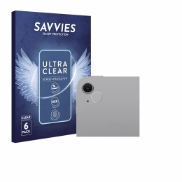 Front side of a product packaging with the brand logo Savvies. Next to it is the device Apple iPad Air 13