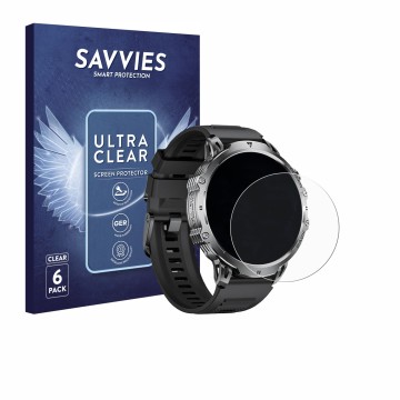 Front side of a product packaging with the brand logo Savvies. Next to it is the device LIGE EF13-B 1.85