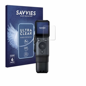 Parte frontale di una confezione del prodotto con il logo del marchio Savvies. Accanto è raffigurato il dispositivo Fujifilm I