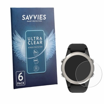 Face avant d’un emballage produit avec le logo de la marque Savvies. À côté, l’appareil Shearwater TERN est représenté avec la