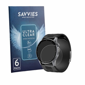 Face avant d’un emballage produit avec le logo de la marque Savvies. À côté, l’appareil Knauermann Pro 4 AIR (rond) est représ