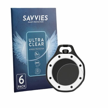 Parte frontal de un envase de producto con el logotipo de la marca Savvies. Al lado se muestra el dispositivo Audemars Piguet 