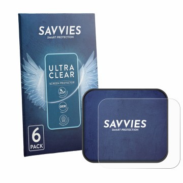 Face avant d’un emballage produit avec le logo de la marque Savvies. À côté, l’appareil Saphe T est représenté avec la protect