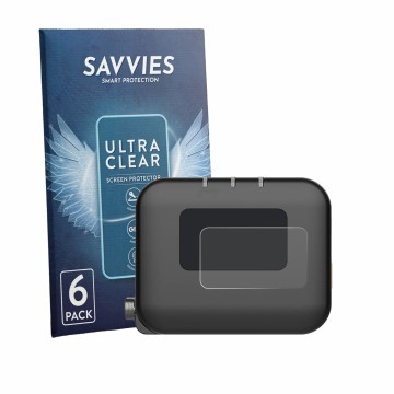 Front side of a product packaging with the brand logo Savvies. Next to it is the device Deity TC-1 shown with the correspondin