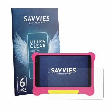 Parte frontale di una confezione del prodotto con il logo del marchio Savvies. Accanto è raffigurato il dispositivo Laptok LPK