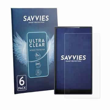 Vorderseite einer Produktverpackung mit dem Markenlogo Savvies. Daneben ist das Gerät FiiO M21 mit dem zugehörigen Displayschu