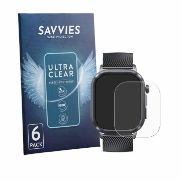 Parte frontal de un envase de producto con el logotipo de la marca Savvies. Al lado se muestra el dispositivo Knauermann Pro 4
