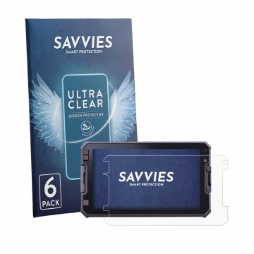 Vorderseite einer Produktverpackung mit dem Markenlogo Savvies. Daneben ist das Gerät DMD NOR7E 7
