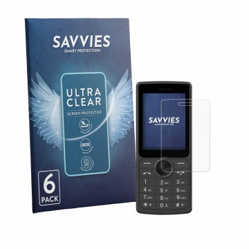 Parte frontale di una confezione del prodotto con il logo del marchio Savvies. Accanto è raffigurato il dispositivo SPC Wild C