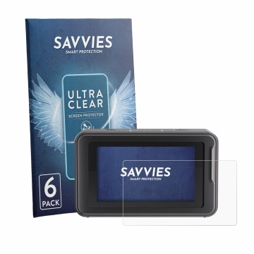 Face avant d’un emballage produit avec le logo de la marque Savvies. À côté, l’appareil Creality Pika est représenté avec la p