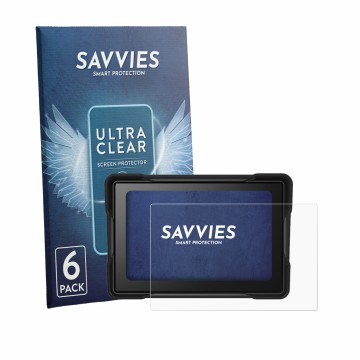 Vorderseite einer Produktverpackung mit dem Markenlogo Savvies. Daneben ist das Gerät LatoYard 5