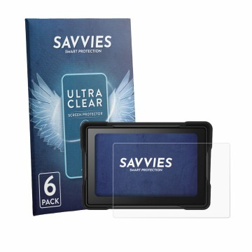 Vorderseite einer Produktverpackung mit dem Markenlogo Savvies. Daneben ist das Gerät SageFurned 5