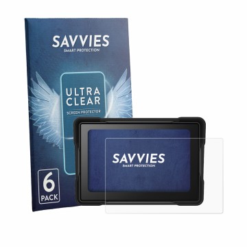 Vorderseite einer Produktverpackung mit dem Markenlogo Savvies. Daneben ist das Gerät Lapiglo 5