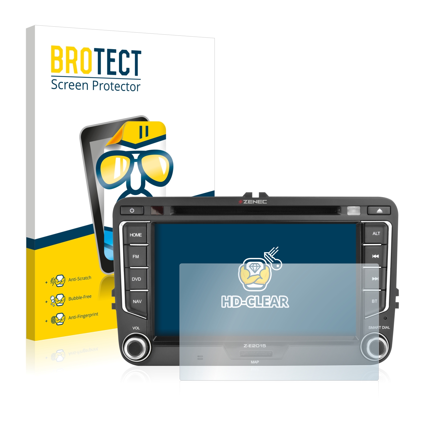 2x Protector de Pantalla Transparente Icom IC-7300 Lámina Protectora