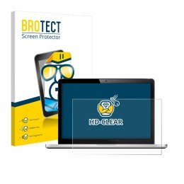 Parte frontal de un envase de producto con el logotipo de la marca BROTECT. Al lado se muestra el dispositivo con su protector