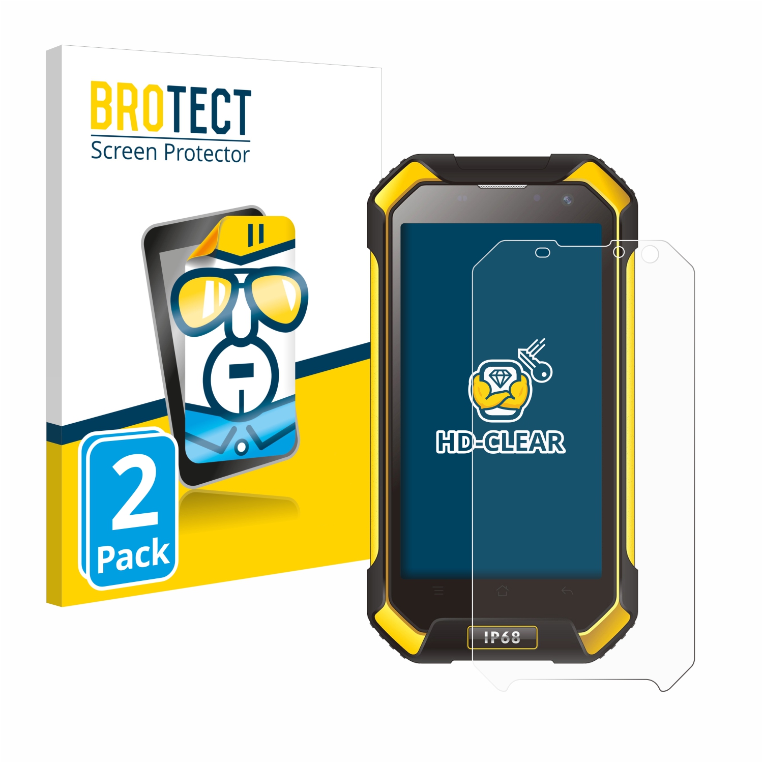 Protection écran Verre Trempé Flexible Pour Blackview BV6600 Pro - Anti-rayures 9H - Marque Brotect