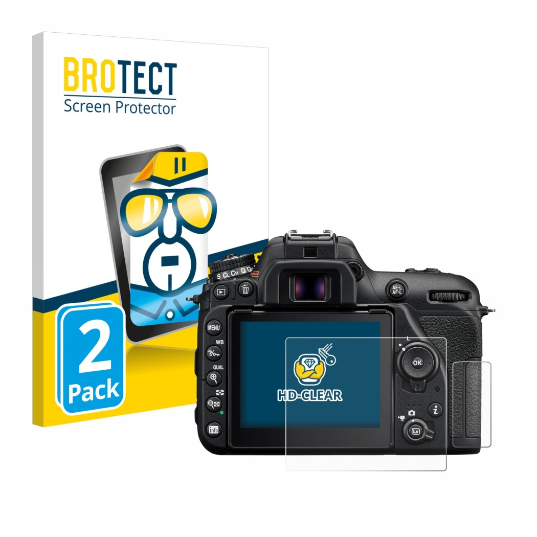 Brotect Pellicola Protettiva Opaca Per Fujifilm X-H2 – Antiriflesso, Antigraffio, 2 Pezzi – Made In Germany - 4