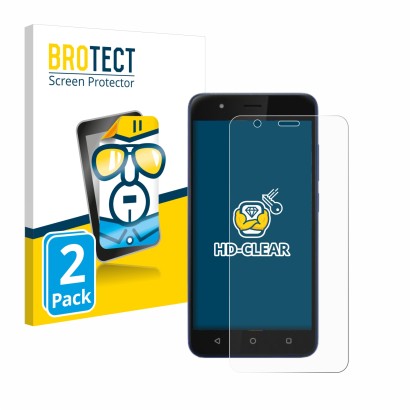 Face avant d’un emballage produit avec le logo de la marque BROTECT. À côté, l’appareil Gigaset GS270 plus est représenté avec