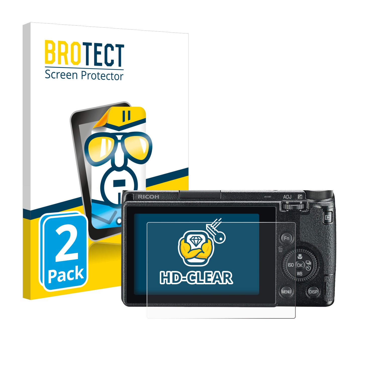 6 Pi/èces Savvies Film Protection d/écran Compatible avec Ricoh GR II 2015 Ultra Clair