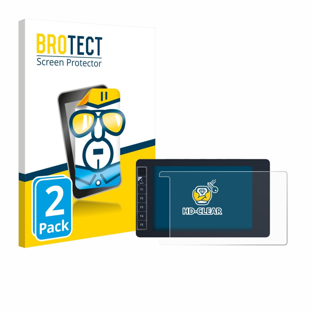 2x BROTECT HD-Clear Screen Protector for SmallHD 703 Bolt Wireless
