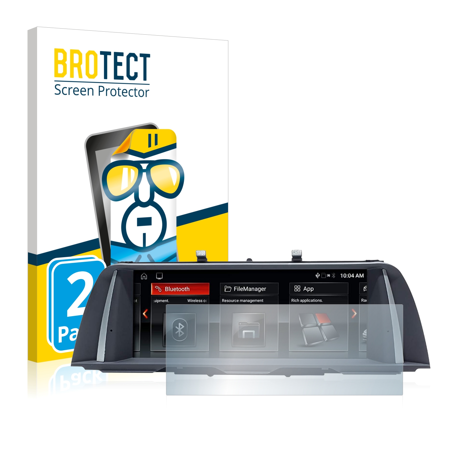 Pellicola Protettiva Brotect Per BEYNIVAN T181-EEA 14” | Trasparente, Anti-impronta, Made In Germany - 2