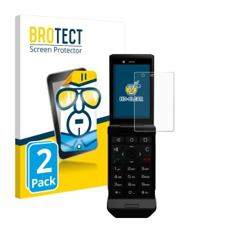 Parte frontale di una confezione del prodotto con il logo del marchio BROTECT. Accanto è raffigurato il dispositivo Caterpilla