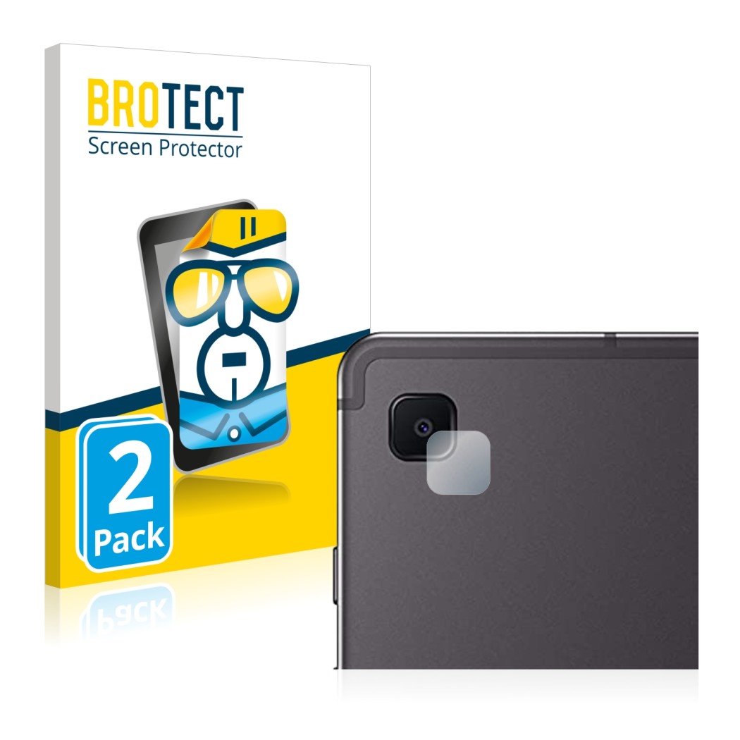 Vorderseite einer Produktverpackung mit dem Markenlogo BROTECT. Daneben ist das Gerät Samsung Galaxy Tab S6 Lite LTE 2022 (NUR