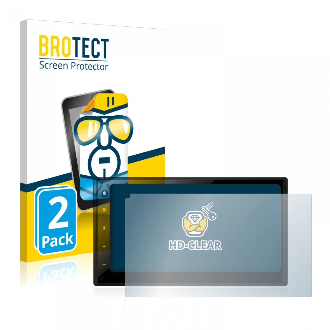 2x BROTECT HD-Clear Protector de pantalla para Pioneer SPH