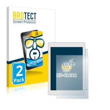 Face avant d’un emballage produit avec le logo de la marque BROTECT. À côté, l’appareil Boox Nova Air 2 est représenté avec la