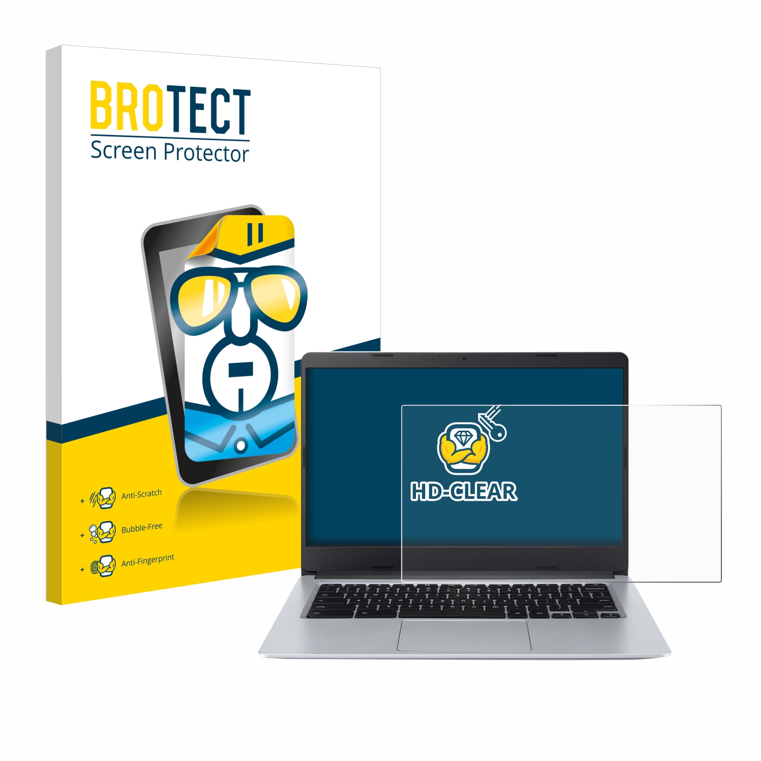 Protection écran BROTECT Pour Acer Chromebook Spin 314 CB314-2HT - Film Ultra-clair Anti-rayures