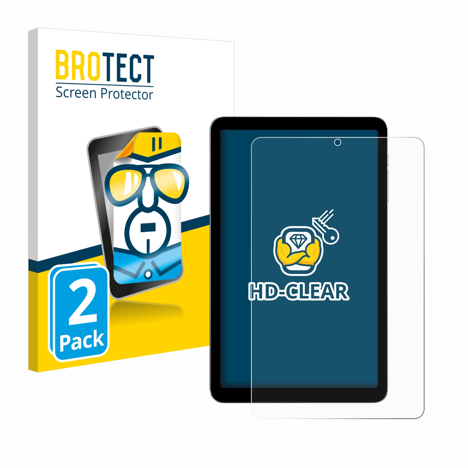 2x BROTECT HD-Clear Screen Protector for Alldocube iPlay 50 mini